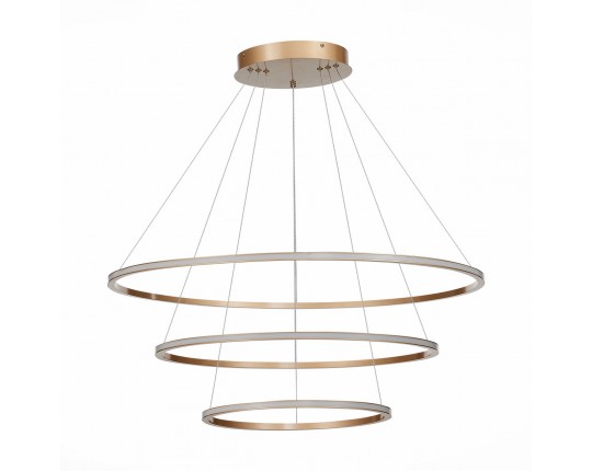 ST604.243.114 Светильник подвесной ST-Luce Золотистый/Белый LED 1*114W 4000K