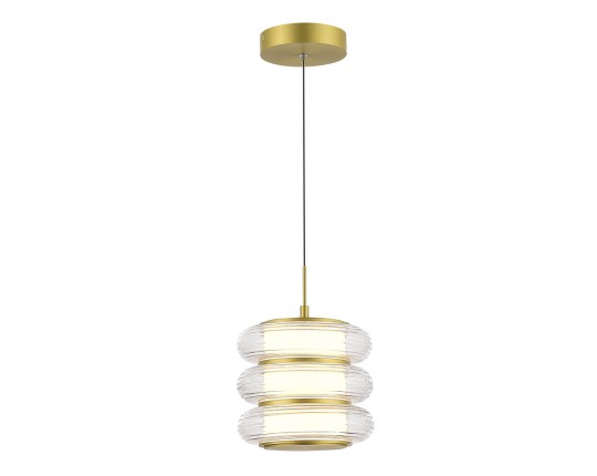 SL6239.203.03 Светильник подвесной ST-Luce золото/прозрачный LED 1*16W 3000K