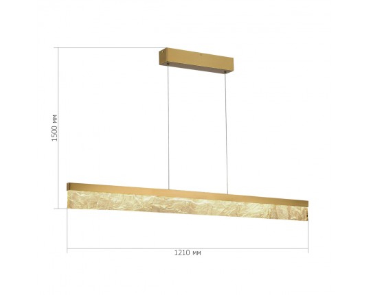 SL6234.303.45 Светильник подвесной ST-Luce Латунь/Золотистый LED 1*45W 4000K