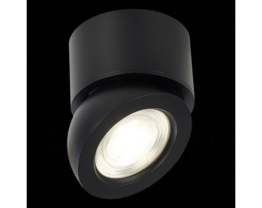 ST654.442.10 Светильник потолочный Черный LED 1*10W 4000K 850Lm Ra>90 38° IP20 D95xH96 180-240V
