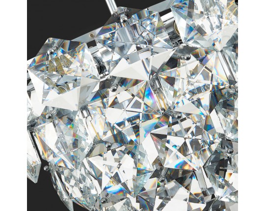 SL1631.103.09 Люстра подвесная ST-Luce Хром/Прозрачный E14 9*40W