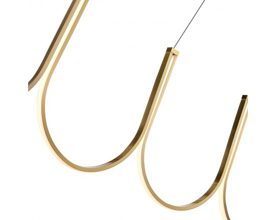 SL6202.213.01 Светильник подвесной ST-Luce Золотистый LED 1*68W 3000K