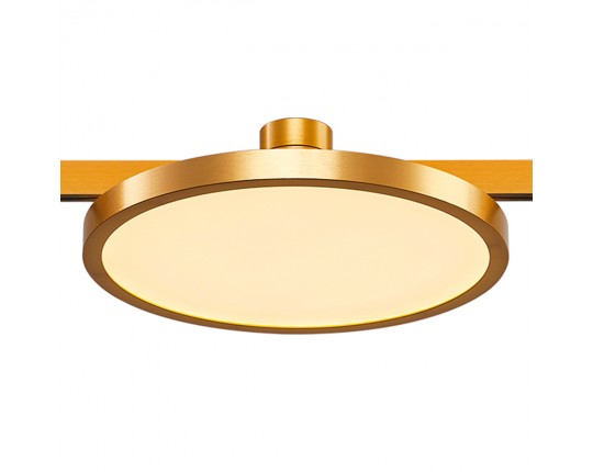 ST818.206.12 Магнитный трековый светильник FARM Золотистый LED 1*10W 3000K 520Lm Ra80 120 IP20 D168x