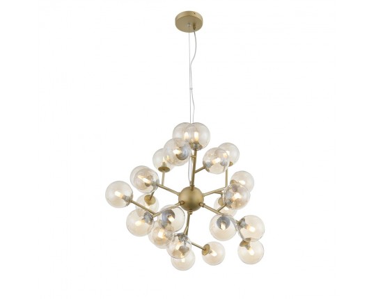 SL438.203.24 Люстра подвесная ST-Luce Золотистый/Коньячный G9 24*5W