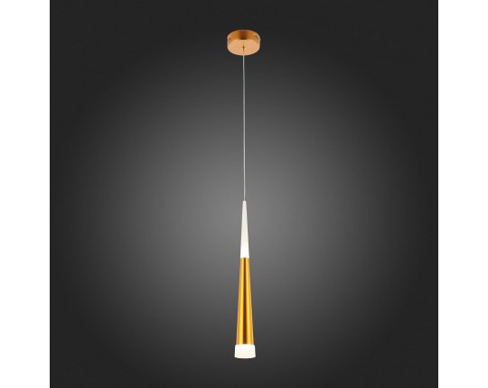 SLE200103-01 Светильник подвесной Золотистый/Золотистый, Белый LED 1*7W 3000K