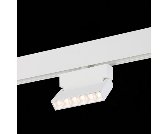ST362.536.06 Магнитный трековый светильник белый LED 1*6W 3000K 532Lm Ra>80 36° IP20 L120xW22xH134 4