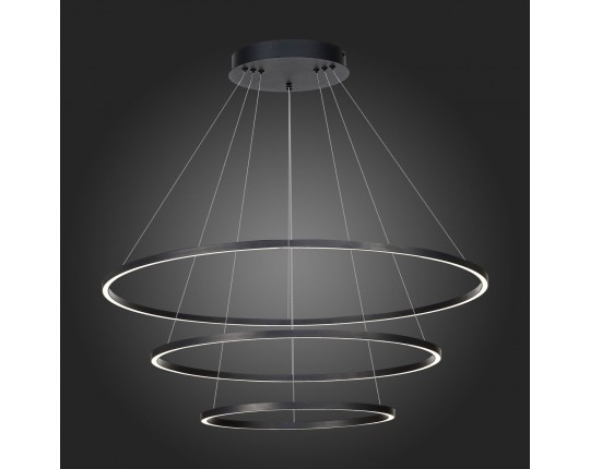 ST605.403.114 Cветильник подвесной SMART ST-Luce Черный/Белый LED 1*114W 2800-6500K