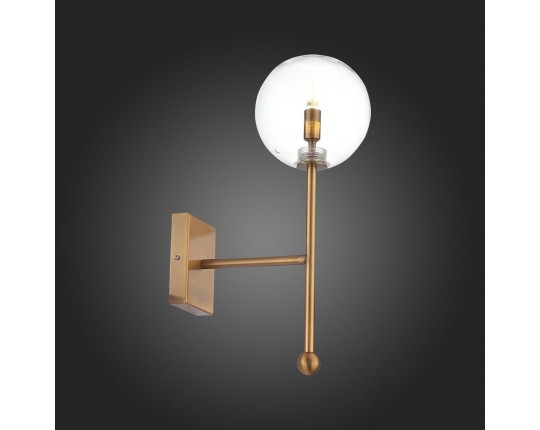 SL1205.301.01 Светильник настенный ST-Luce Латунь/Прозрачный G9 1*5W