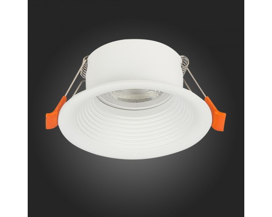 ST202.508.01 Св-к встр. Белый GU10 1*50W  D89xH40 220V Без ламп