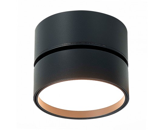 ST651.432.14 Светильник потолочный поворотный Черный LED 1*14W 3000K 1 100Lm Ra>90 120° IP20 D105xH8