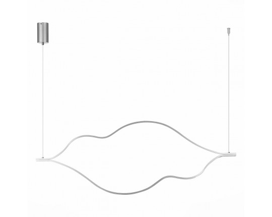 SL6106.103.56 Светильник подвесной ST-Luce Никель/Белый LED 1*56W 4000K