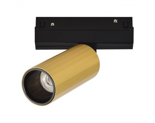 ST807.246.12 Магнитный трековый светильник Золотистый LED 1*12W 4000K 700Lm Ra>90 IP20 D50xH173 48VV