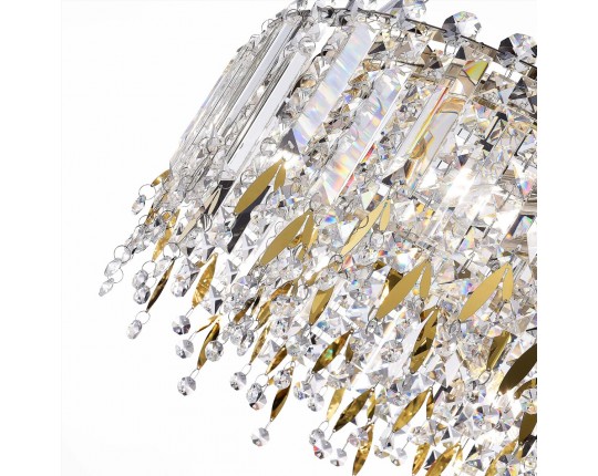 SL1655.203.06 Люстра подвесная ST-Luce Золотистый/Прозрачный E14 6*40W