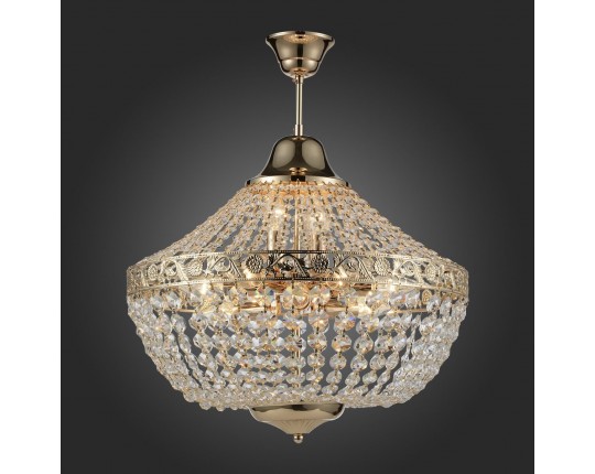 SL669.203.11 Люстра подвесная ST-Luce Французское золото/Прозрачный E14 11*40W