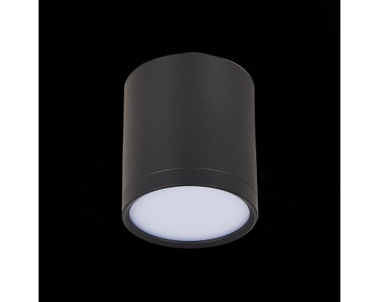 ST113.432.05 Светильник потолочный Черный LED 1*5W 3000K 390Lm Ra>90 120° IP20 D68xH75 170-240V