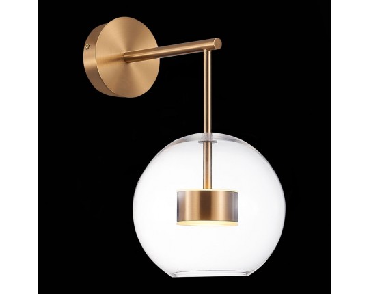 SL1133.201.01 Бра ST-Luce Латунь/Прозрачный LED 1*14W 3000K