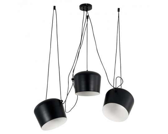SLE120643-03.1 Светильник подвесной Черный/Черный E27 3*40W