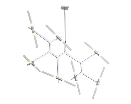 SL947.102.14 Люстра потолочная ST-Luce Серебристый/Белый G9 14*5W
