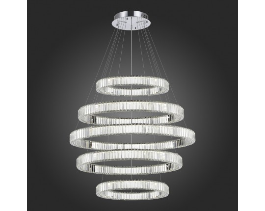 SL1622.103.05 Люстра подвесная ST-Luce Хром/Прозрачный LED 1*255W 4000K