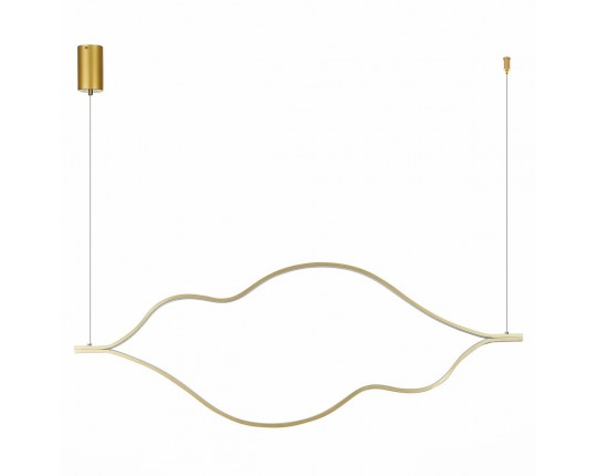 SL6106.203.56 Светильник подвесной ST-Luce Золотистый/Белый LED 1*56W 4000K