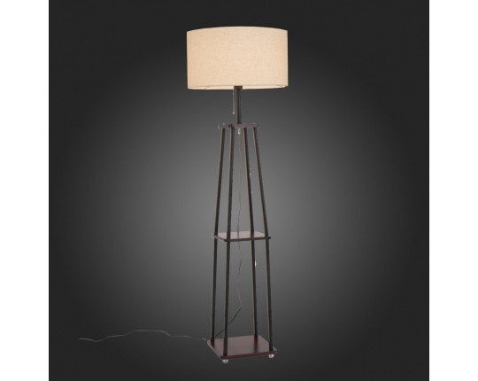 SLE302.405.01 Торшер ST-Luce Черный, Коричневый/Бежевый E27 1*40W (из 2-х коробок)