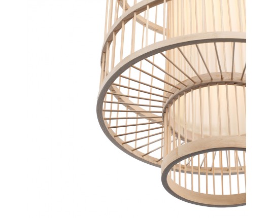 SL6241.523.01 Светильник подвесной ST-Luce Древесный/Белый E27 1*40W