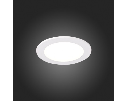 ST212.508.05 Св-к встр. Белый LED 1*5W 3000K/4000K/6000K 375Lm Ra80 110° IP20 D92xH30 220-240V