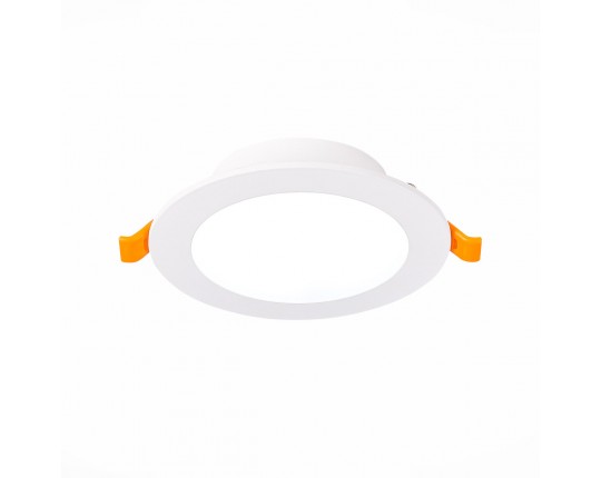 ST210.538.08 Св-к встр. Белый LED 1*8W 3000K 640Lm Ra80 110° IP20 D120xH30 220-240V