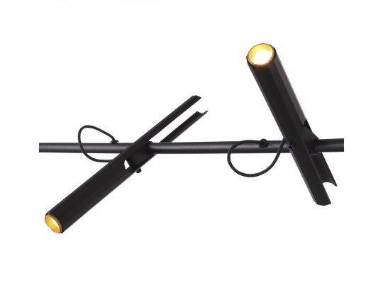 SL6210.403.04 Светильник подвесной ST-Luce Черный/Черный, Золотистый LED 4*3W 3000K