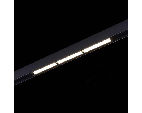 ST804.446.18 Магнитный трековый светильник Черный LED 1*18W 4000K 1 100Lm Ra>90 120° IP20 L330xW22xH
