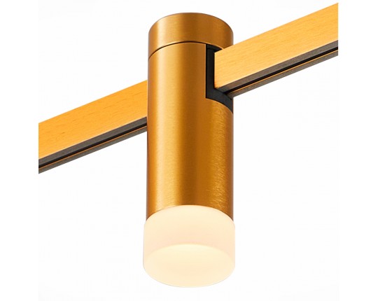 ST812.206.03 Магнитный трековый светильник FARM Золотистый LED 1*3W 3000K 93Lm Ra90 120 IP20 D29xH90