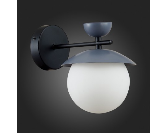 SLE220201-01 Светильник настенный Черный, Серый/Белый G9 1*5W