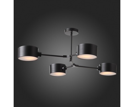 SLE183402-04 Светильник потолочный Черный/Черный E14 4*60W