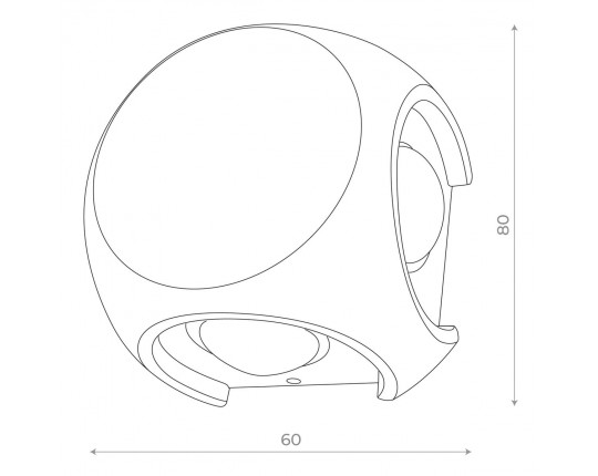 SL9505.401.01 Светильник уличный настенный ST-Luce Черный/Черный LED 1*4W 4000K
