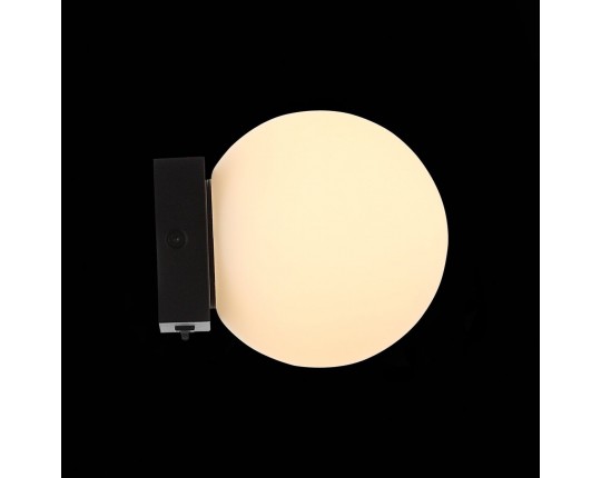SL1581.401.01 Светильник настенный ST-Luce Черный/Белый LED 1*5W 3200K