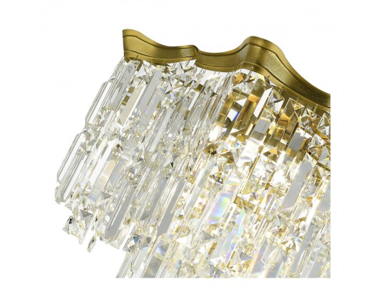 SL1659.302.10 Светильник потолочный ST-Luce Латунь/Прозрачный E14 10*60W