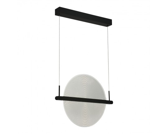 SL6233.403.15 Светильник подвесной ST-Luce Черный/Прозрачный LED 1*15W 4000K