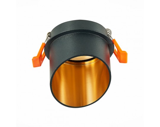 ST214.408.01 Св-к встр. Черный GU10 1*50W  IP20 L68xW68xH68 220V Без ламп