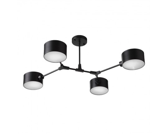 SLE183402-04 Светильник потолочный Черный/Черный E14 4*60W