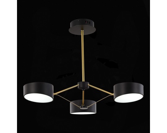 SLE6005-402-03 Светильник потолочный Черный, Золотистый/Черный LED 3*10W