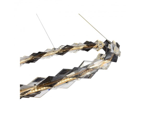 SL6009.113.01 Люстра подвесная ST-Luce Хром/Прозрачно-Дымчатый LED 1*30W 3000K