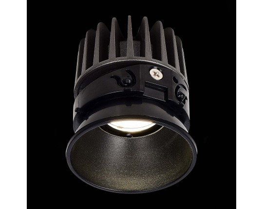 ST851.438.12 Светодиодный модуль Черный LED 1*12W 3000K 960Lm Ra>90 36°IP20 D69xH85 220-240V(глянец)