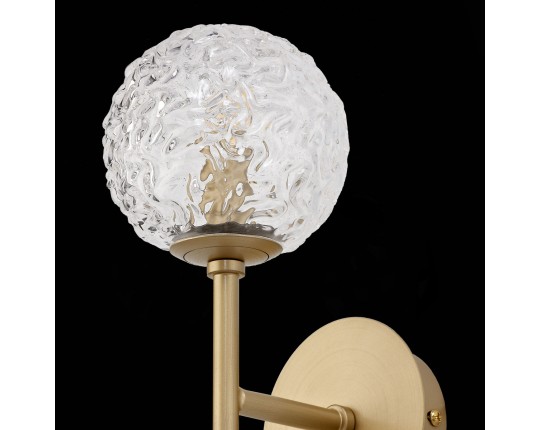 SL1152.201.01 Светильник настенный ST-Luce Золотистый/Прозрачный G9 LED 1*5W