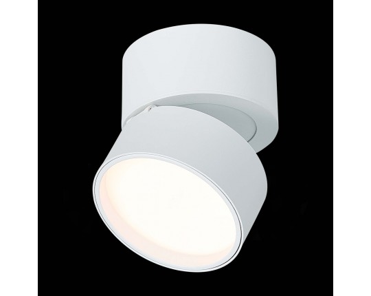 ST651.532.09 Светильник потолочный поворотный Белый LED 1*9W 3000K 720Lm Ra>90 120° IP20 D85xH87 170
