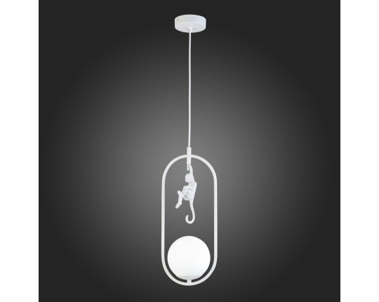 SLE115123-01 Подвес Белый/Белый E27 1*60W