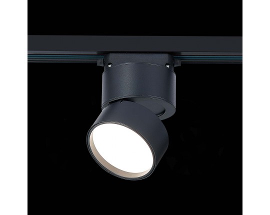 ST651.446.09 Св-к трек. Черный LED 1*9W 4000K 720Lm Ra>90 120° IP20 D85xH122 170-240VV