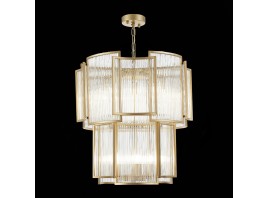SL1234.203.08 Люстра подвесная ST-Luce Шампань/Прозрачный, Шампань E14 8*60W
