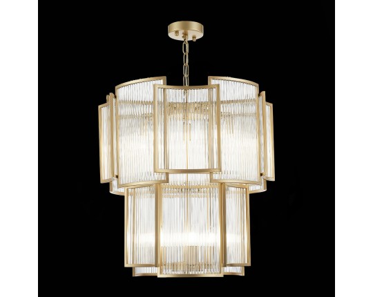SL1234.203.08 Люстра подвесная ST-Luce Шампань/Прозрачный, Шампань E14 8*60W