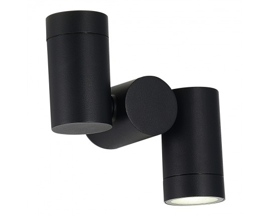 SL9011.402.02 Светильник уличный потолочный ST-Luce черный/белый GU10 2*50W