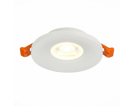 ST205.508.01 Св-к встр. Белый GU10 1*50W  D95xH27 220V Без ламп